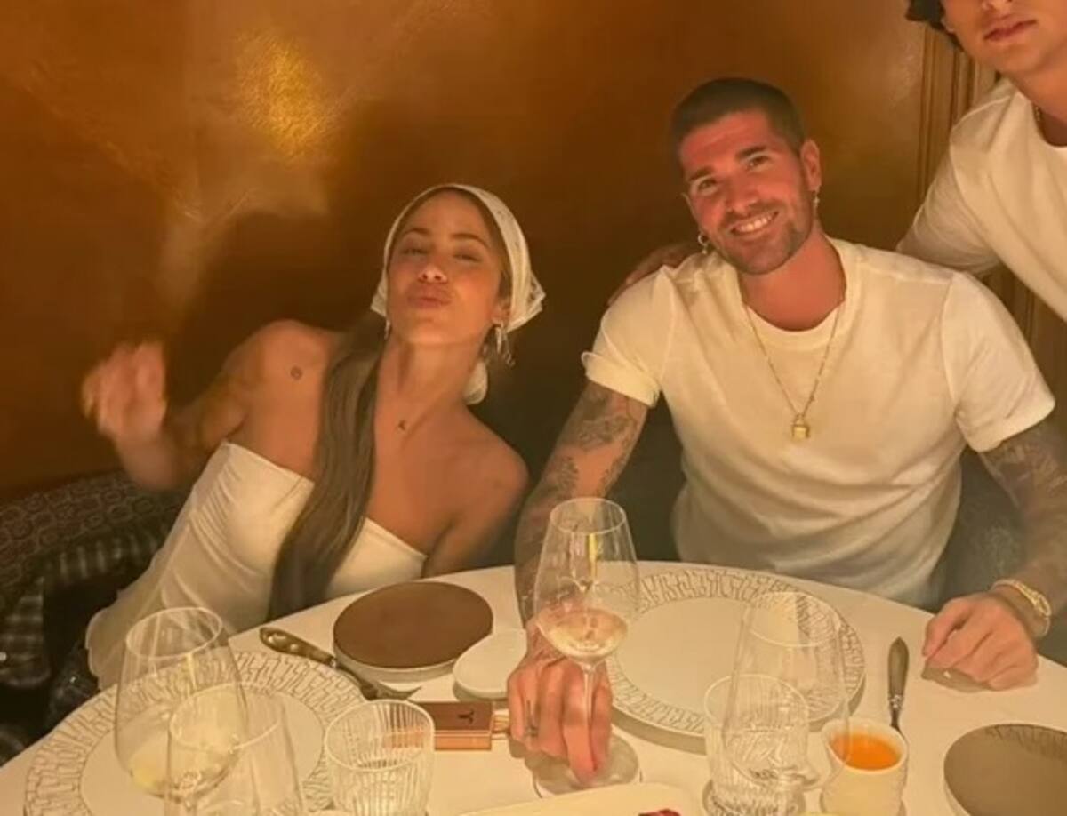 Tini Stoessel y Rodrigo De Paul.