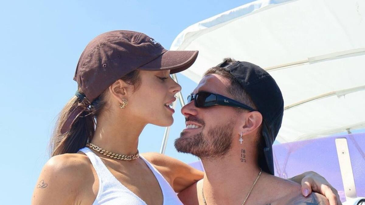 Tini Stoessel y Rodrigo de Paul. Foto: Instagram @rodridepaul.