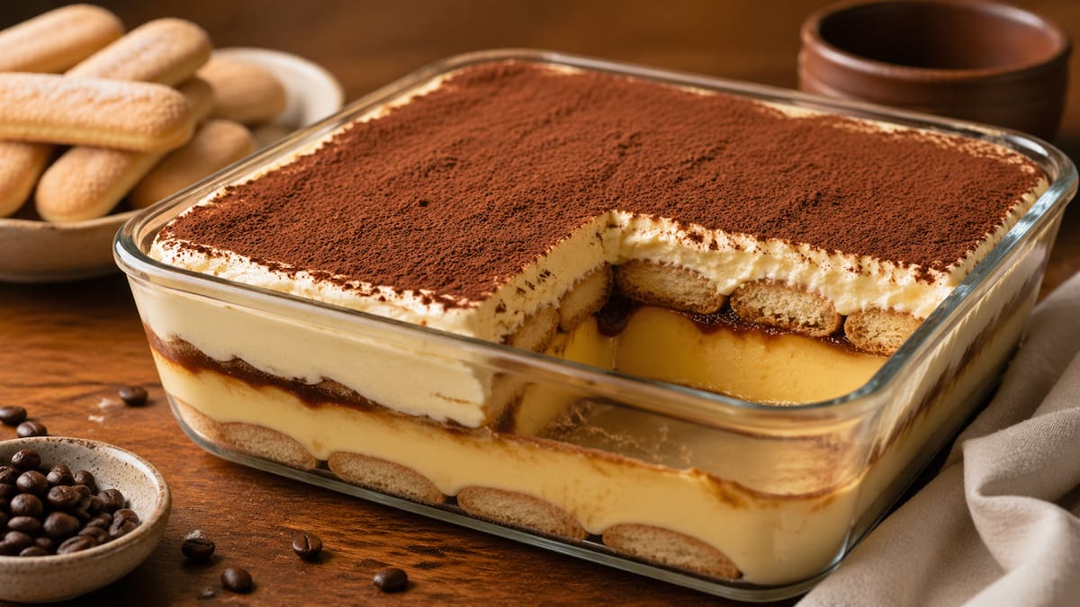 Receta de tiramisú con flan y vainillas ideal para un domingo gris: paso a paso exprés