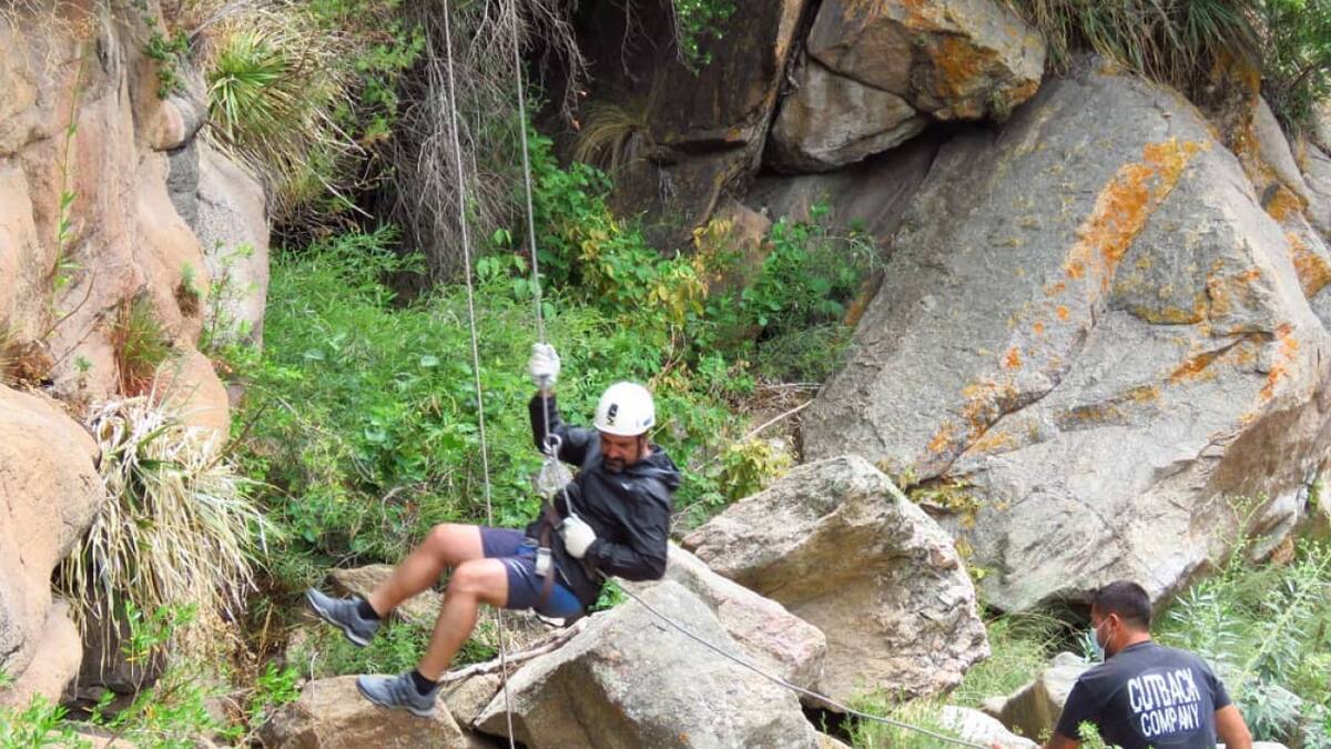Tirolesa en Córdoba. Fuente: Instagram parque_natural_rio_hueco_