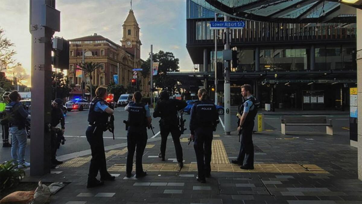Tiroteo en Auckland a días del comienzo del Mundial de fútbol femenino. Foto: REUTERS.