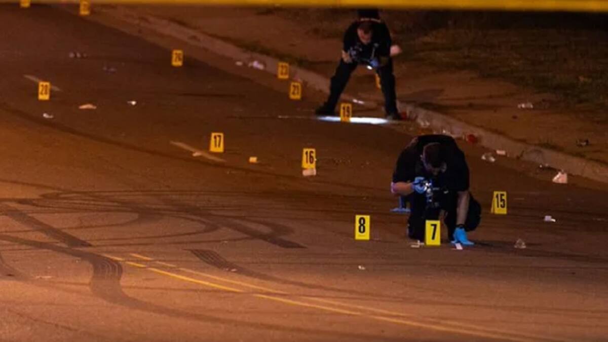 Tiroteo en Ohio, Estados Unidos. Foto: NA