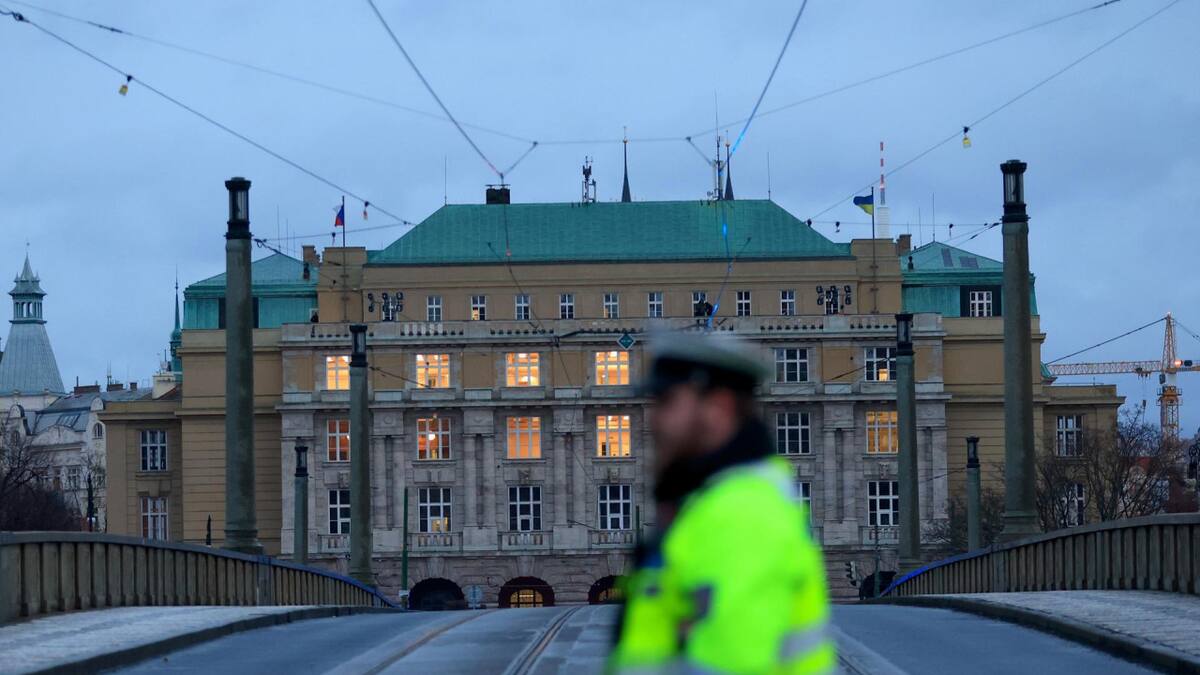 Tiroteo en Praga. Foto: EFE