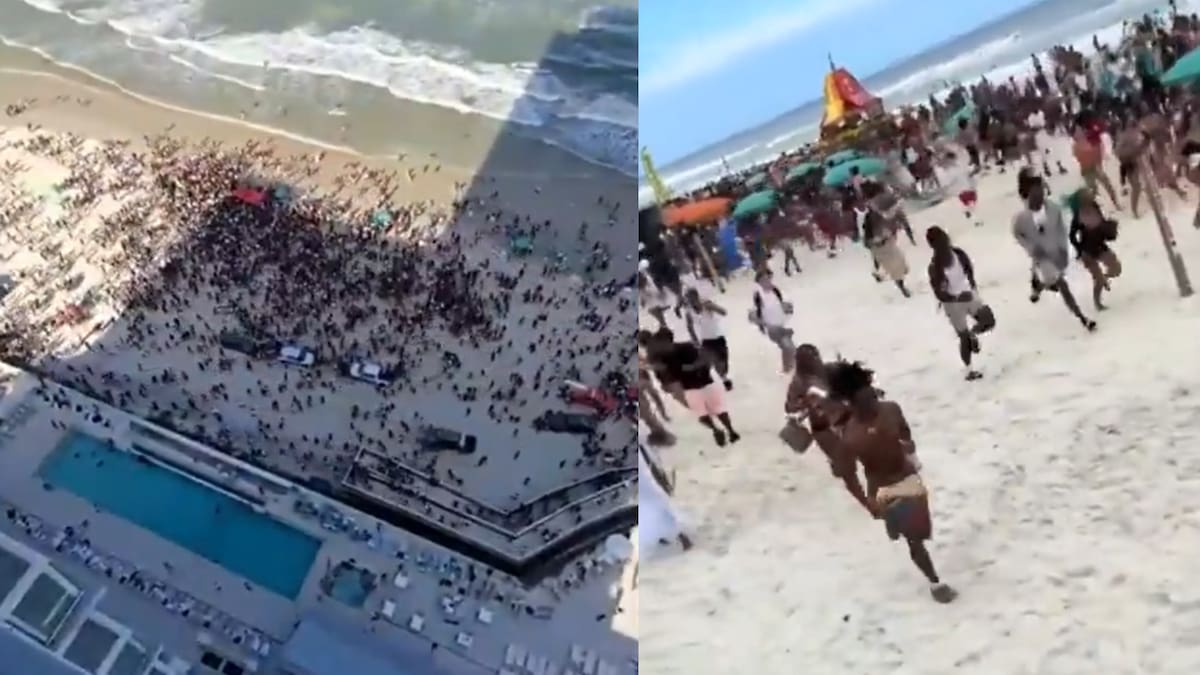 Tiroteo en una playa de Florida.