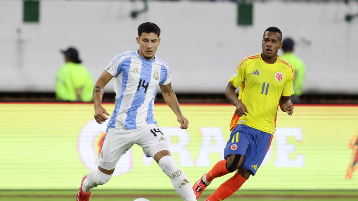 Sudamericano Sub 20: Argentina le ganó a Colombia y clasificó al Mundial de Chile 2025