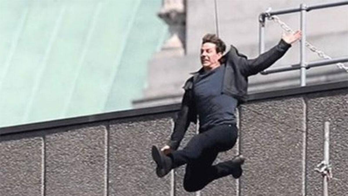 Tom Cruise - herido en rodaje