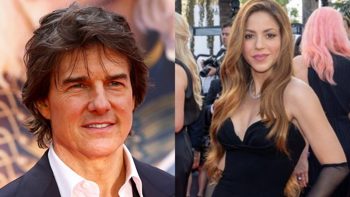 Tom Cruise y Shakira. Fotos: Reuters - EFE.