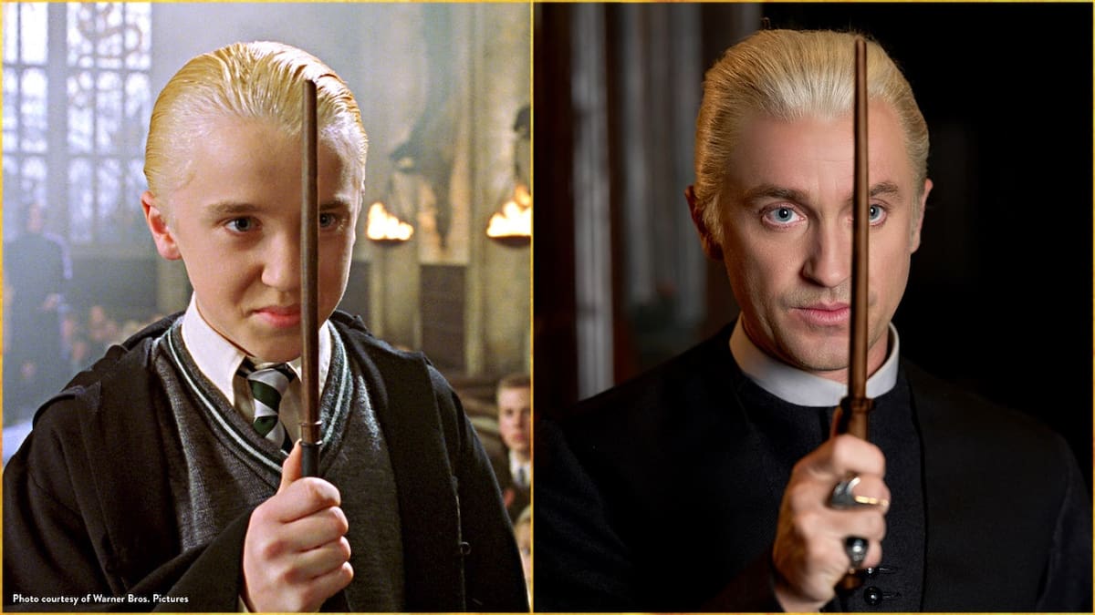 Tom Felton vuelve con su personaje de Draco Malfoy. Foto: Instagram.
