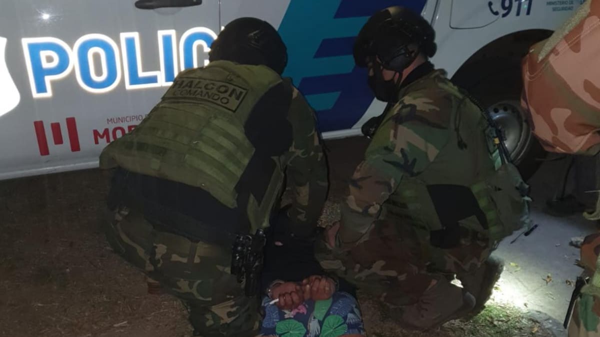 Toma de rehén en El Palomar, foto Twitter