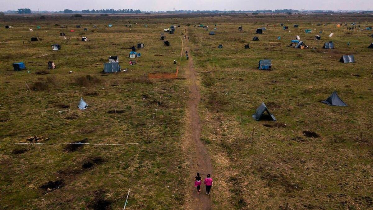 Toma de tierras en Guernica, Buenos Aires