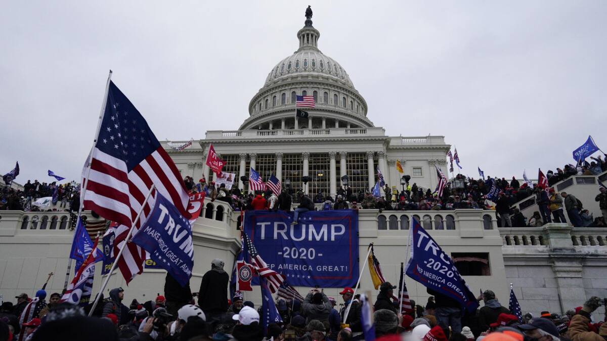 Toma del Capitolio. Foto: EFE