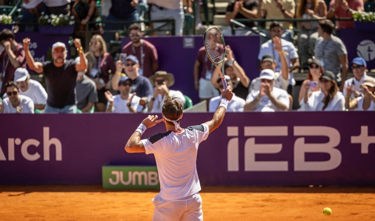 Tomás Etcheverry en el Argentina Open.