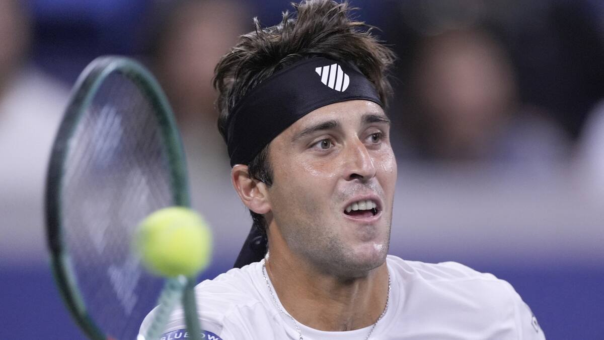 Tomás Etcheverry en el US Open. Foto: REUTERS.