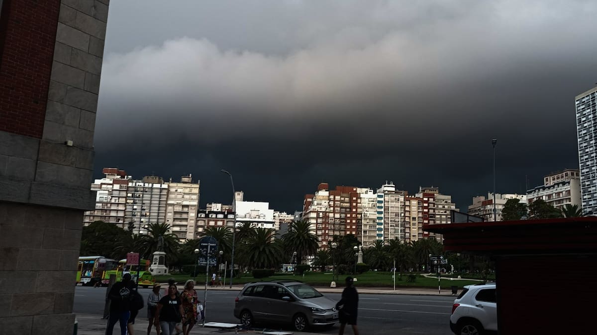 Tormenta en Mar del Plata