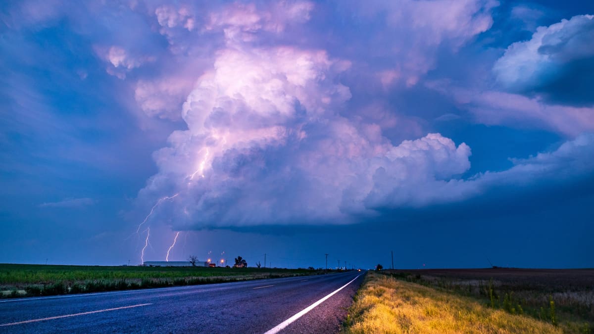 Tormenta supercelda. Foto: Unsplash