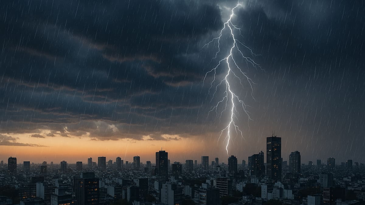 Llegan otras 24 horas de tormentas al AMBA: hasta cuándo llueve y cómo sigue el clima en la semana