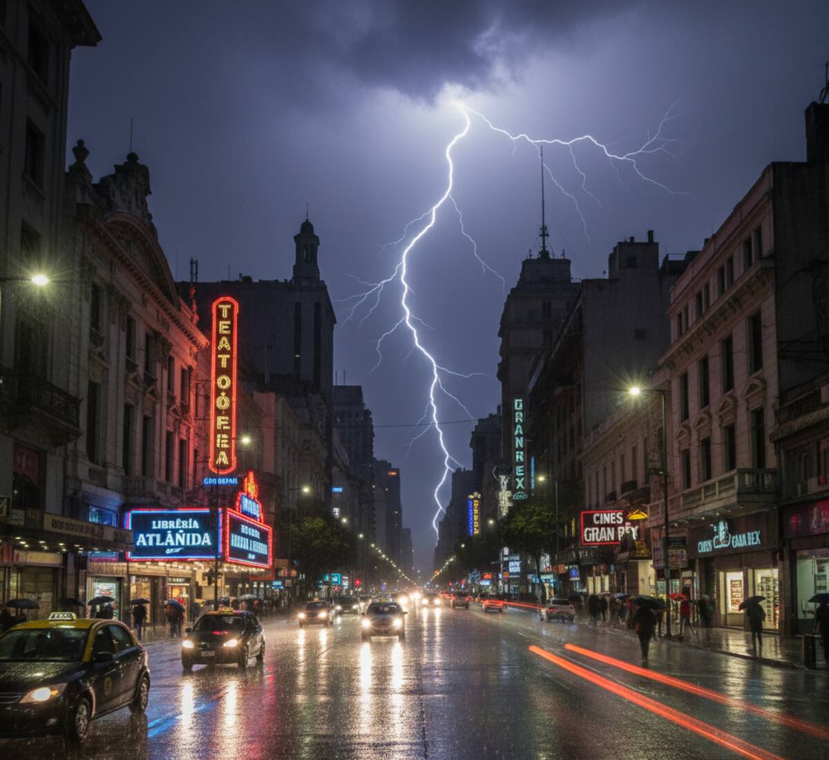 Tormentas y lluvias en Buenos Aires.