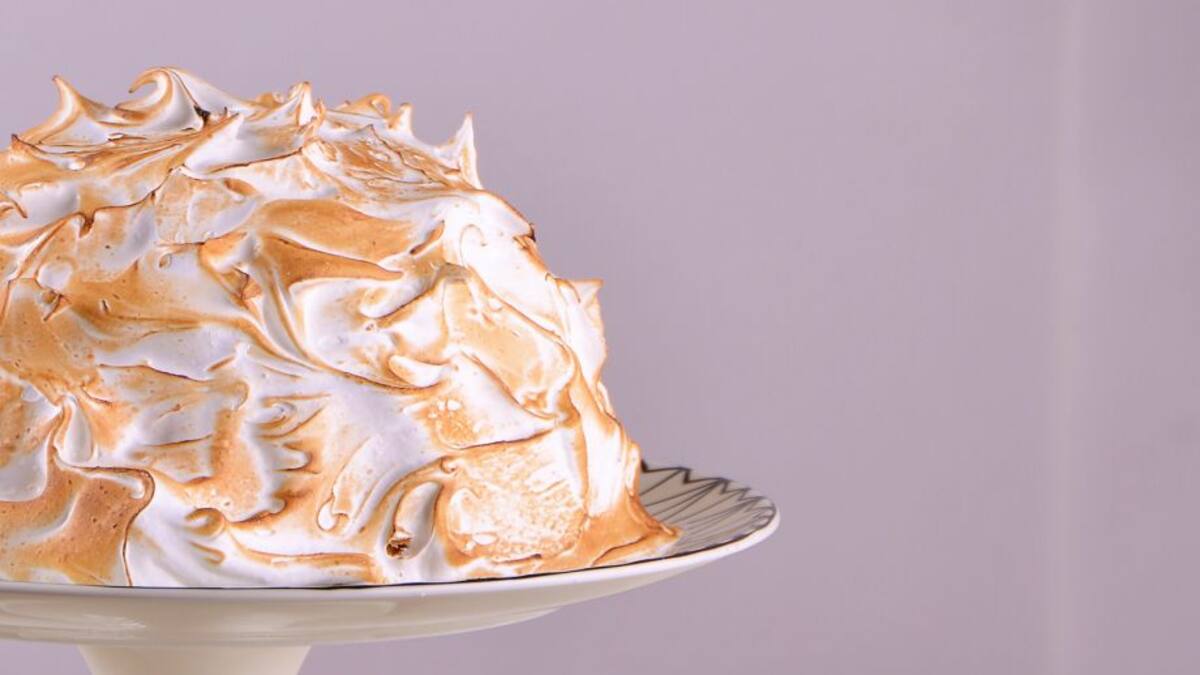 Torta Alaska.