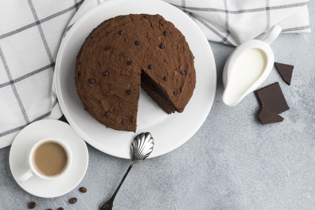 Torta de chocolate. Foto: Freepik
