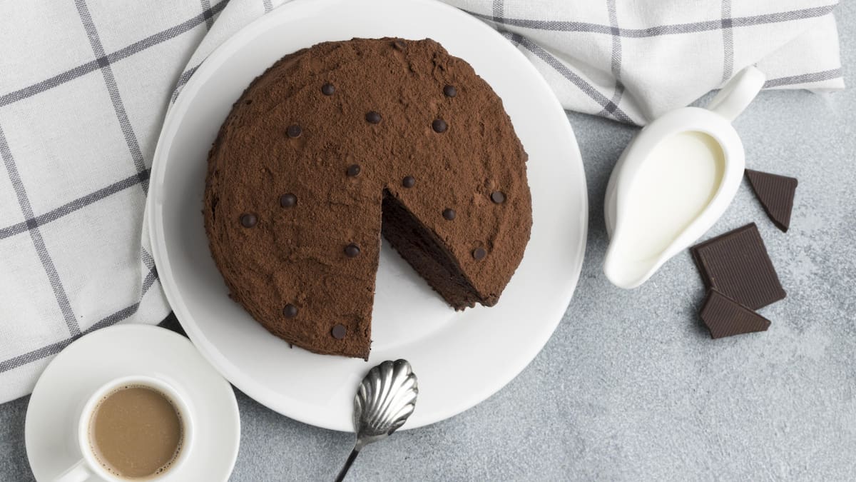 Torta de chocolate. Foto: Freepik