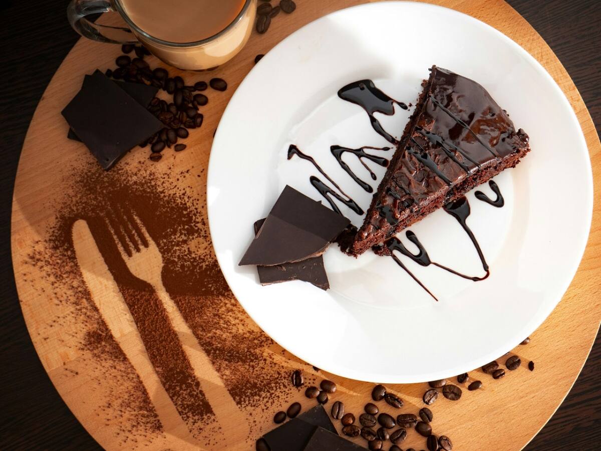 Torta de chocolate. Foto: Unsplash.