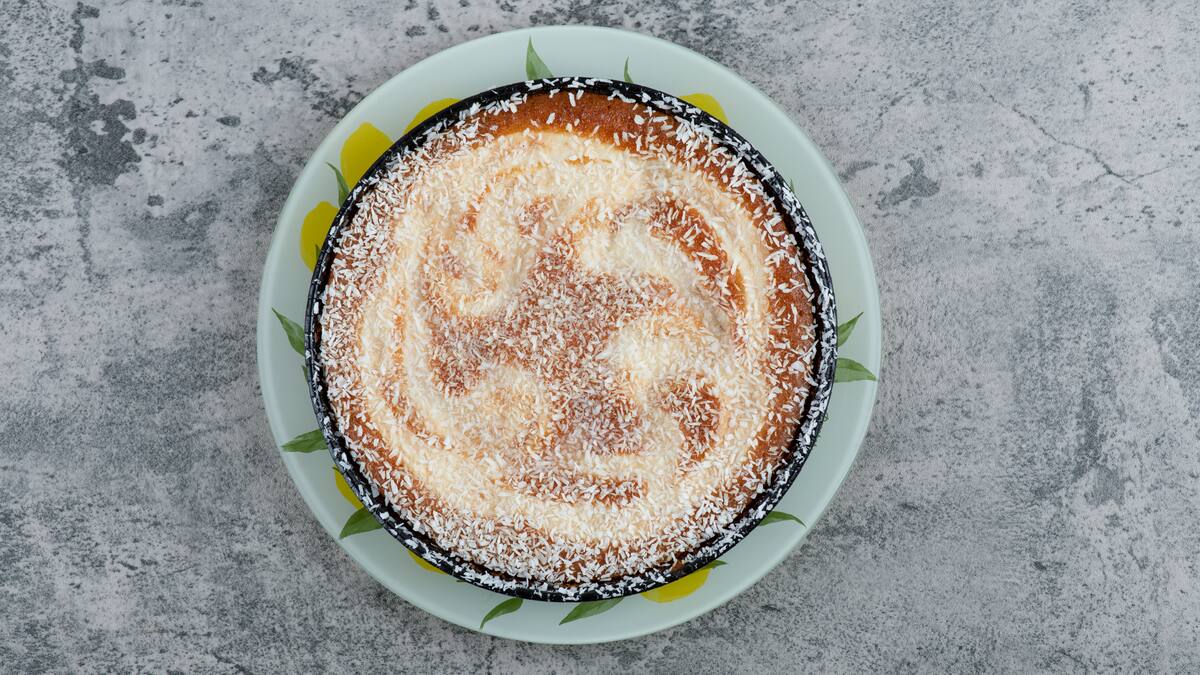 Paso a paso para realizar la crostata de dulce de leche y coco.