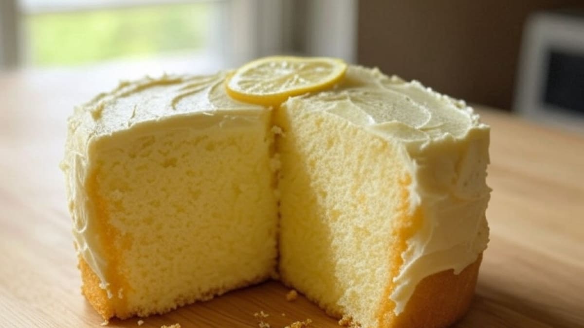 Torta de limón. Foto: X/Grook.