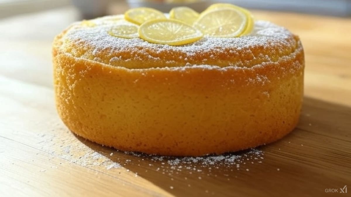 Torta de limón. Foto: X/Grook.