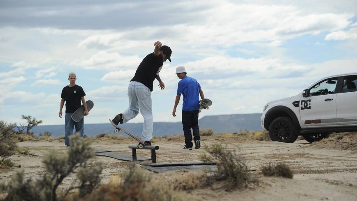 Tour de Skate en la Patagonia. Foto: Diego San Martín.
