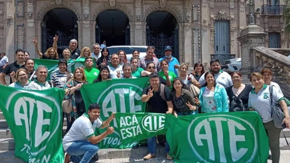 Trabajadores de ATE. Foto: NA