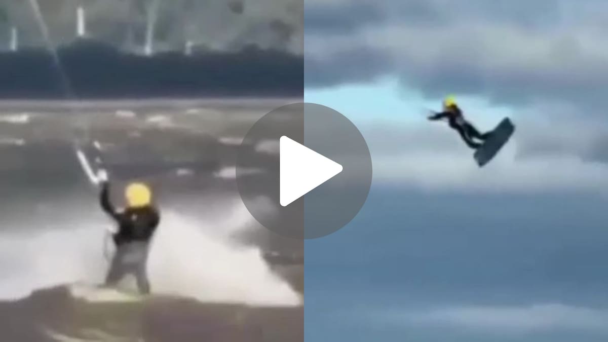 Video: un hombre murió mientras practicaba kitesurf en una laguna de Santa Fe y su novia grabó el momento de la tragedia