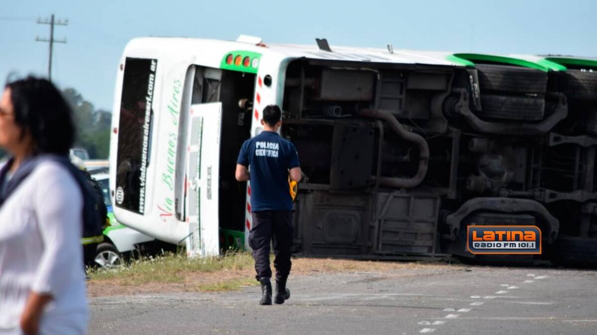 Tragedia en Ruta 2: accidente de micro en Lezama - Radio Latina