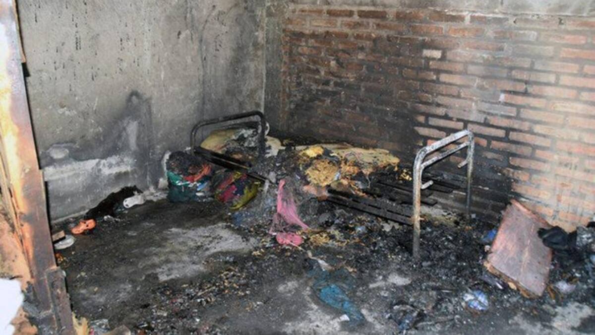 Trágico incendio en Viedma