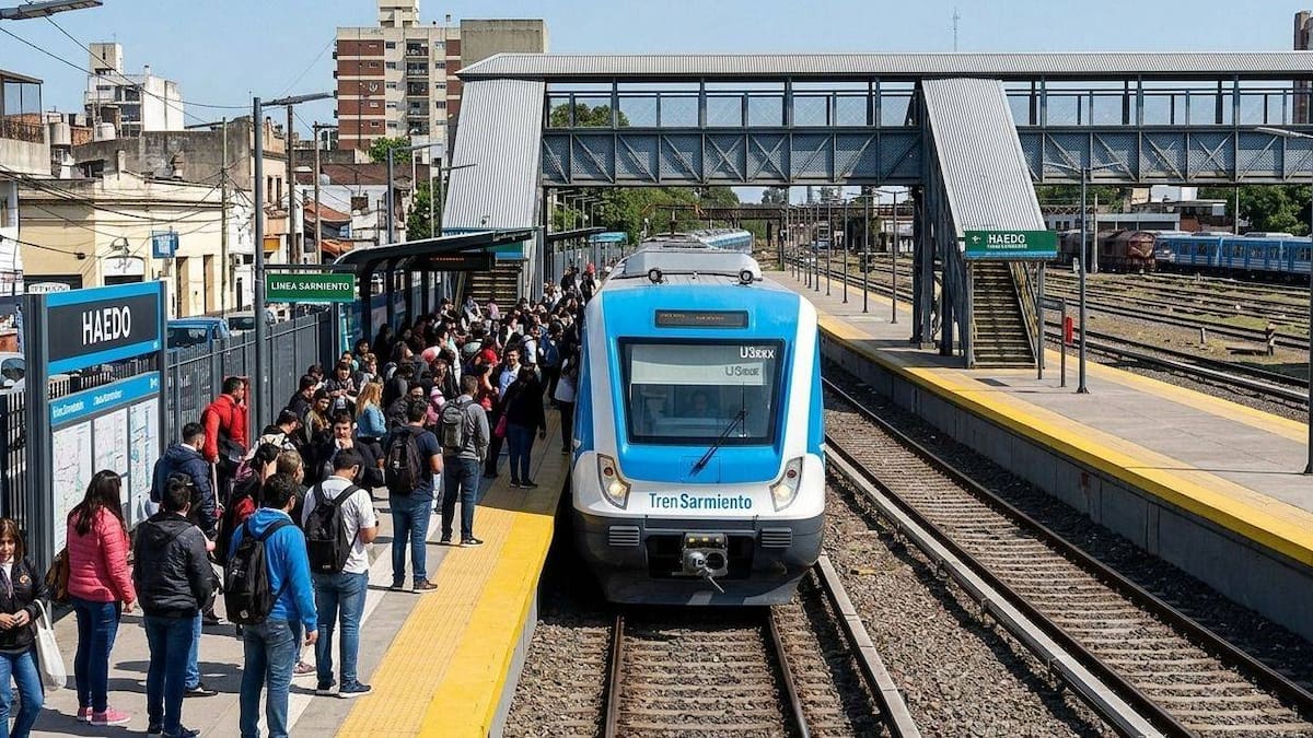Línea Sarmiento: confirman cuatro días sin trenes entre Once y Moreno por obras clave