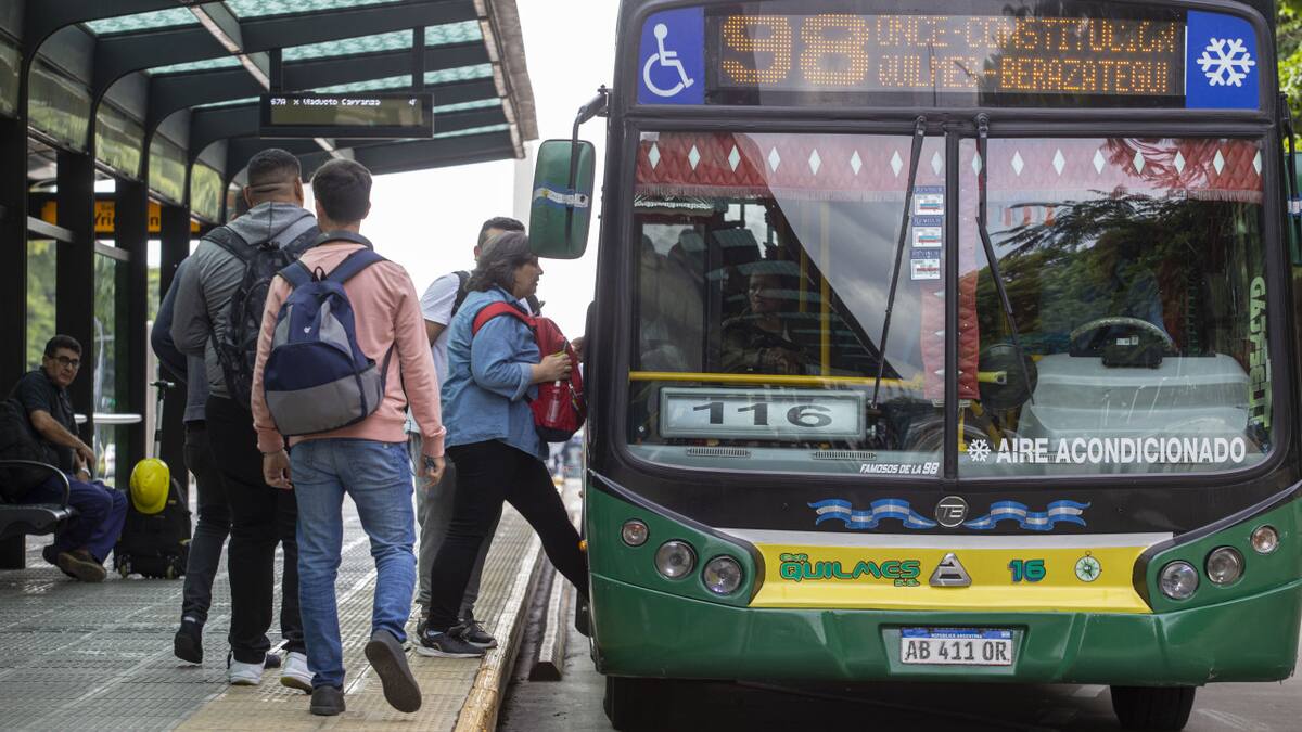 Transporte público. Foto: NA.