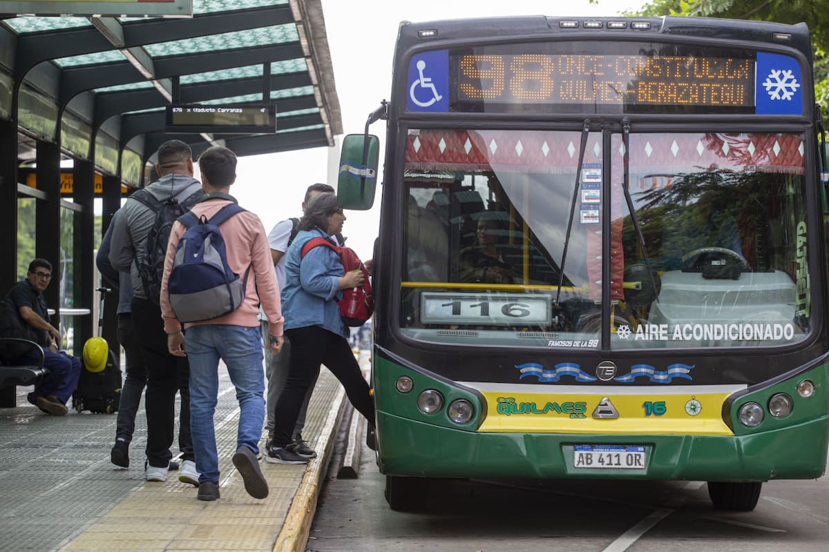 Transporte público. Foto: NA.