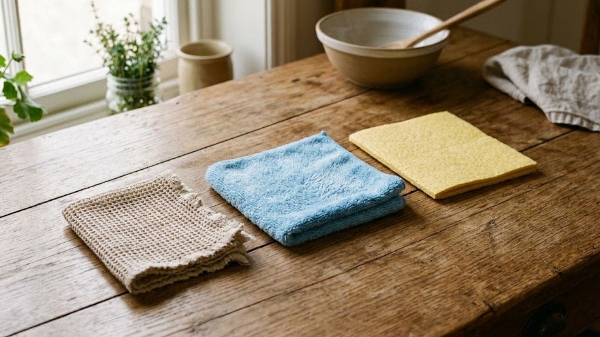 Rejilla, microfibra y paño compacto: cuál sirve más para limpiar la mesa después de comer