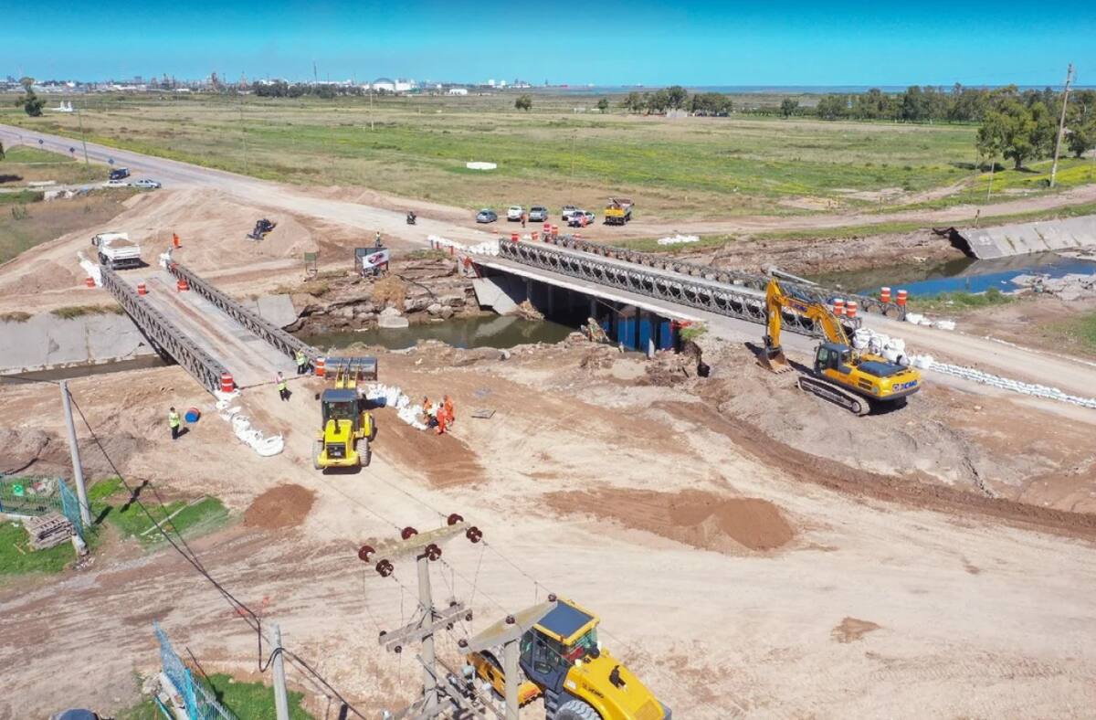 Tras días de arduo trabajo, la normalidad asoma en Bahía Blanca. Foto: NA.