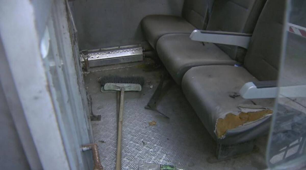 Traslado micro de presos - Servicio Penitenciario