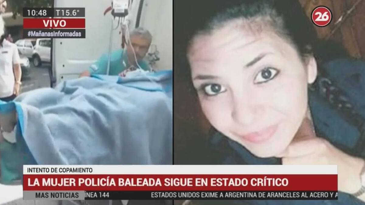 Traslado sargento baleada - clínica Villa Crespo