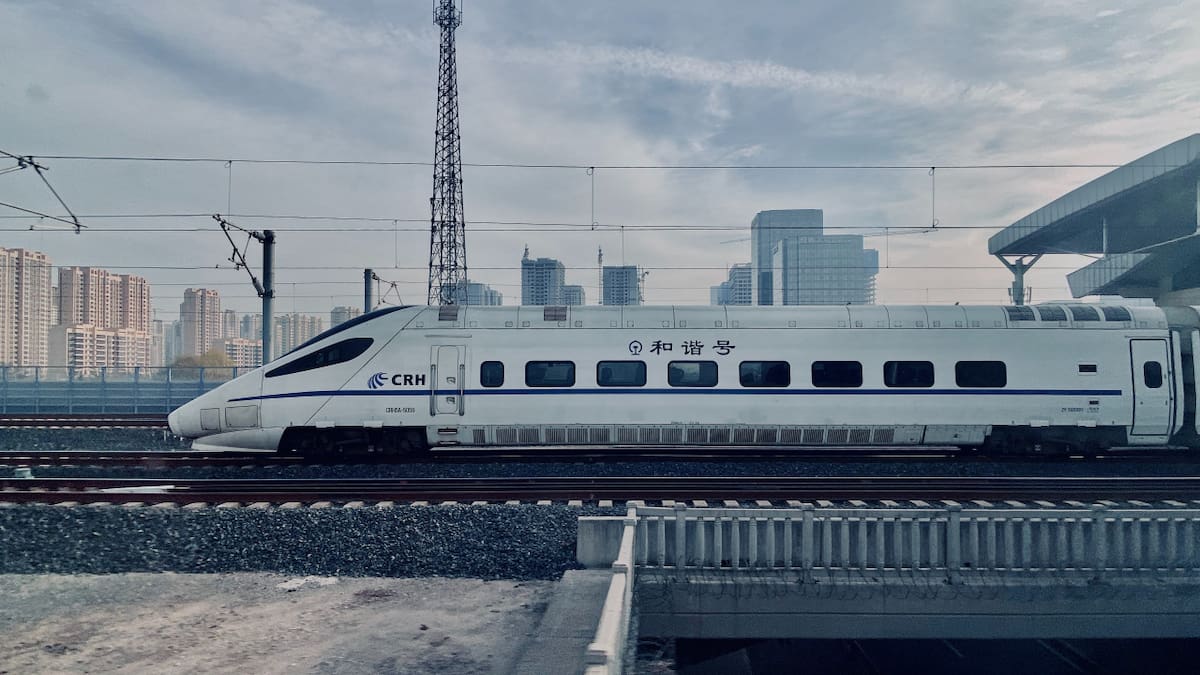 Tren bala. Foto: Unsplash.