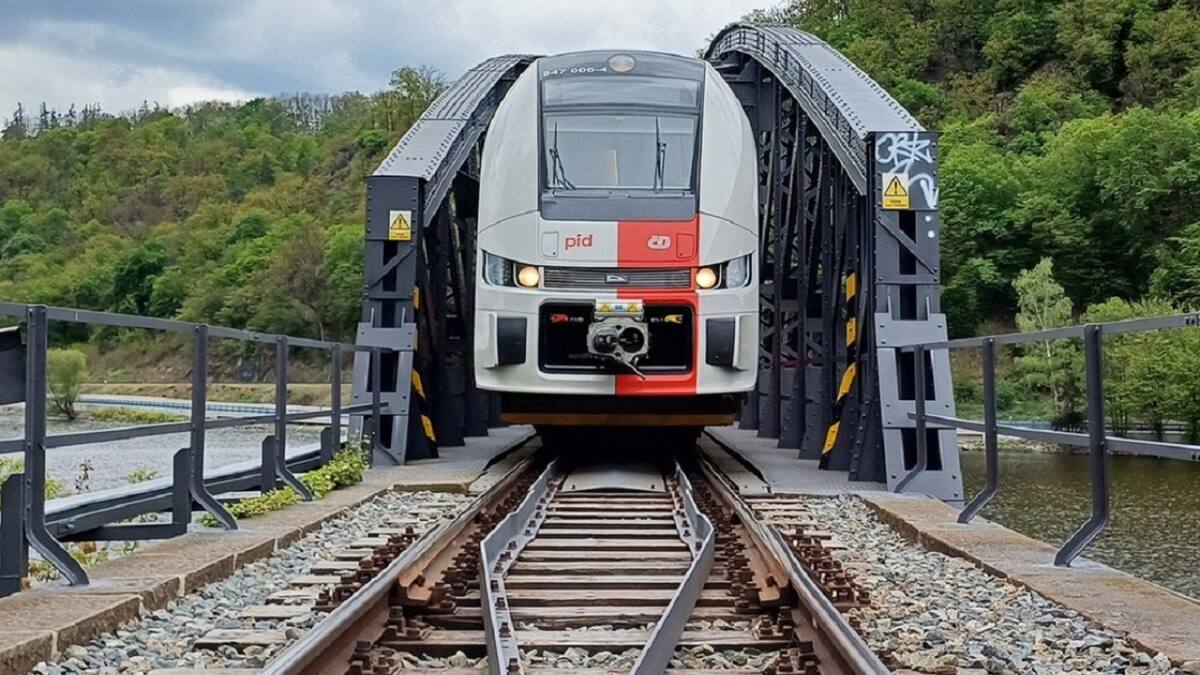 Tren checo. Foto: Instagram @ceskedrahy