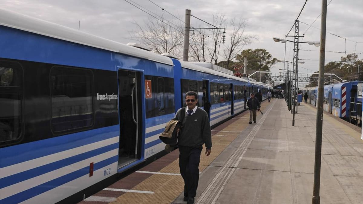 Tren línea Roca. Foto: NA.