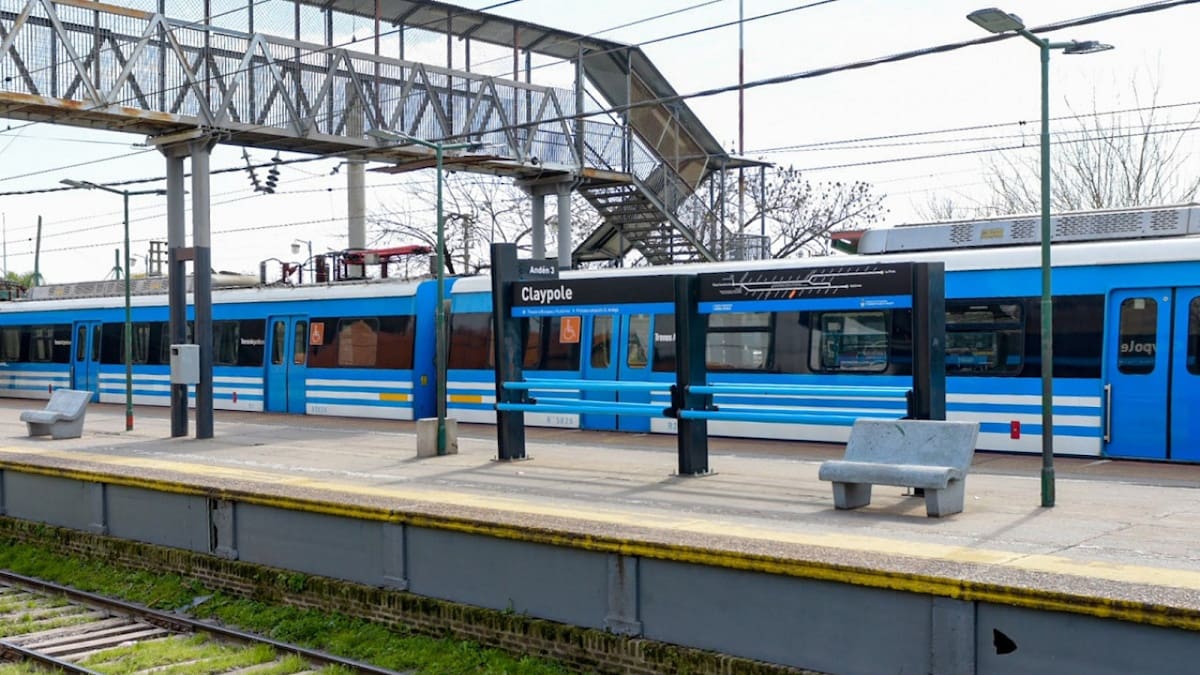 Tren Línea Roca. Foto: X @infotrenroca.
