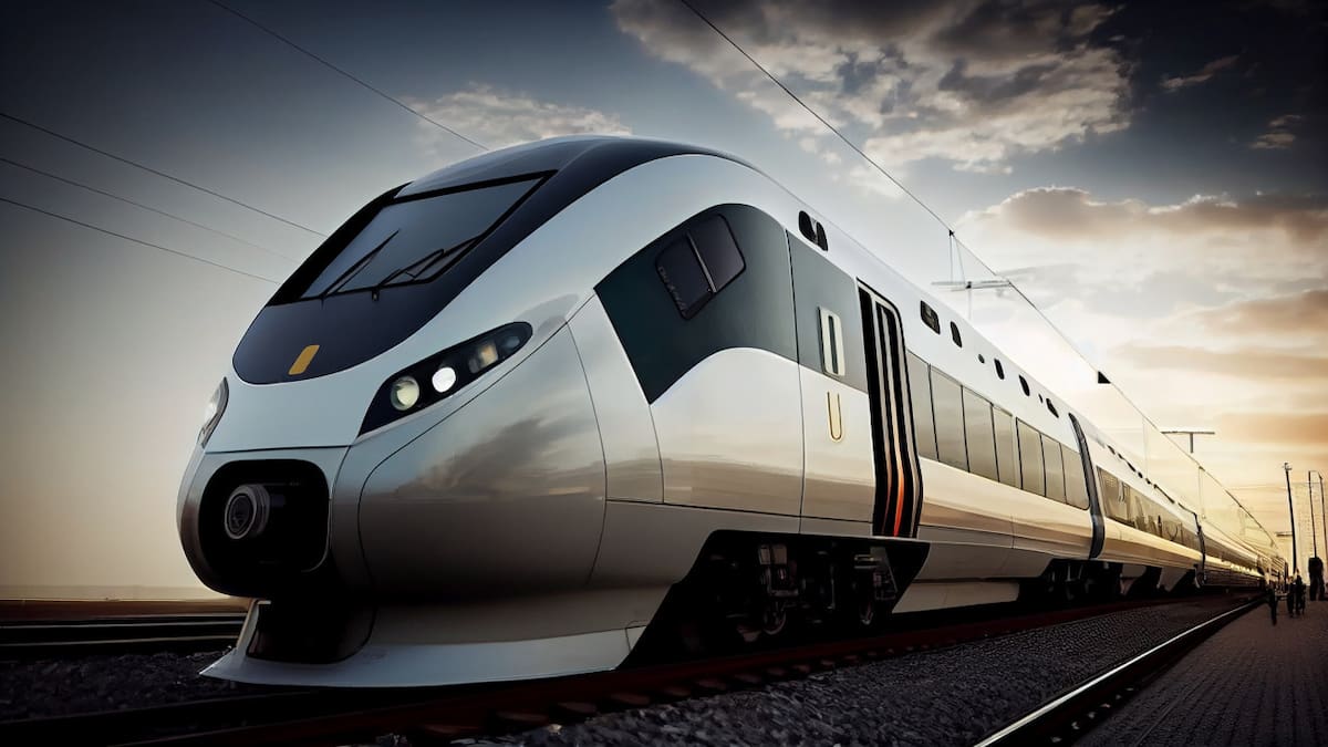 Tren, transporte. Foto Freepik.