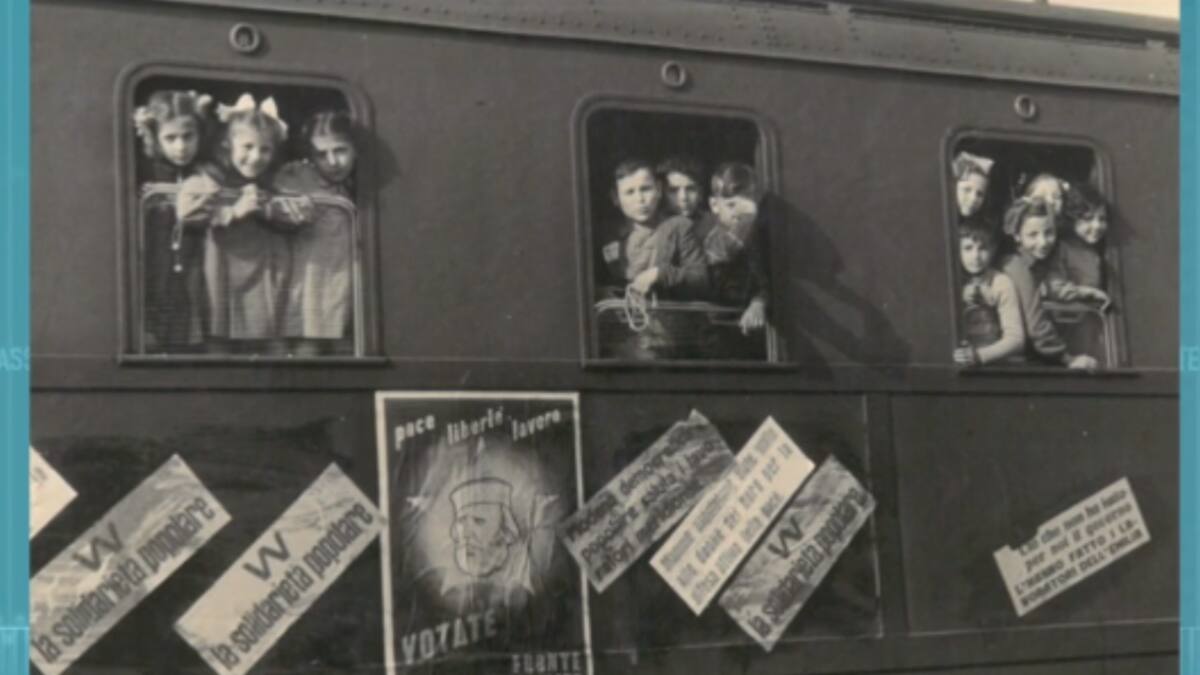 “Trenes de la felicidad”: los viajes solidarios que cambiaron el destino de miles de niños en la Italia de la posguerra