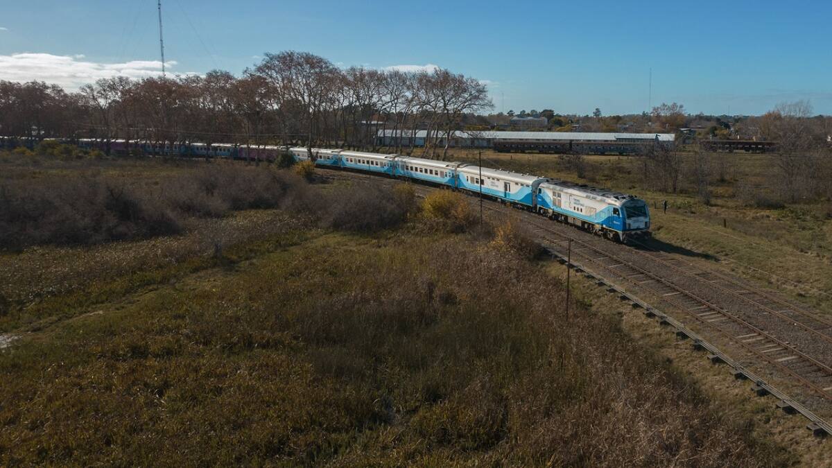 Viajar en tren por Argentina. Foto: X @TrenesArg