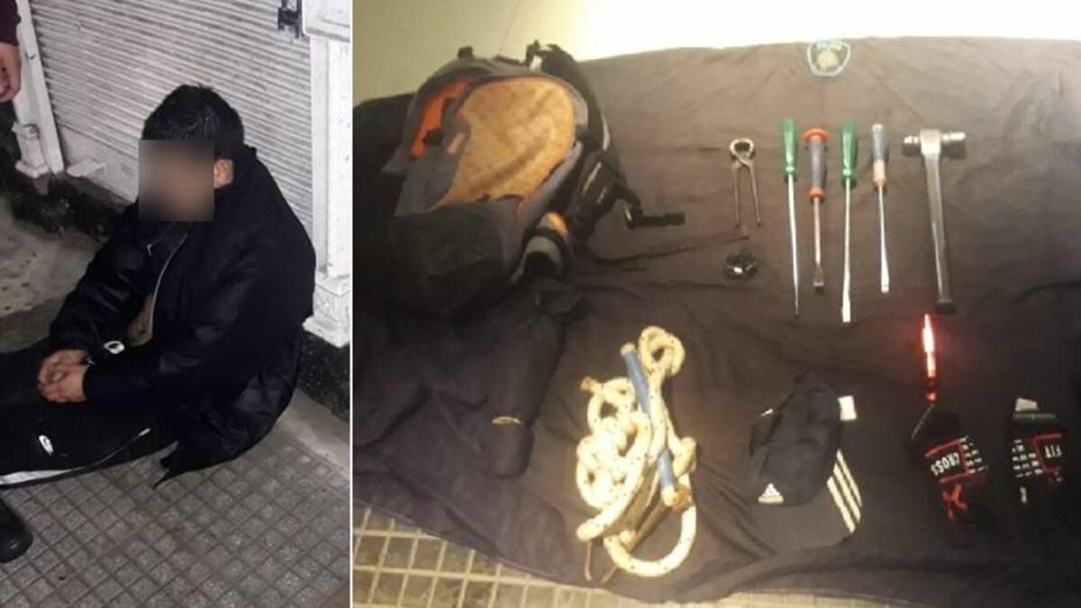 Tres hombres araña detenidos por intento de robo en casas de Villa Urquiza, policiales