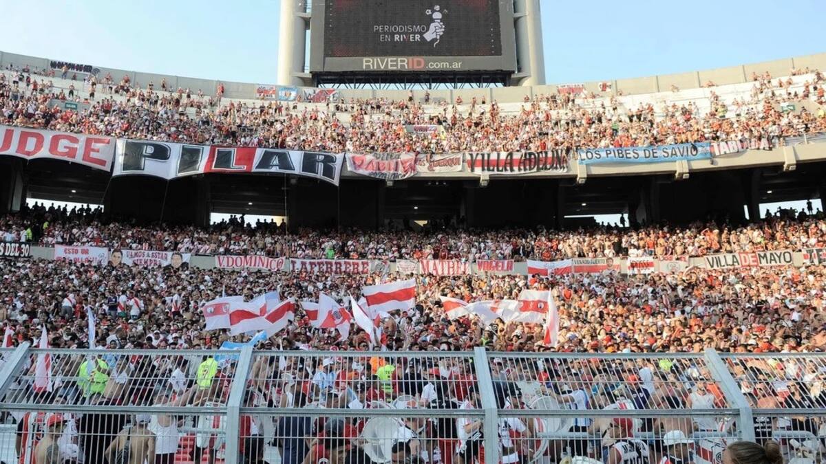 Tribuna Sivori; Estadio Monumental. Foto: NA.