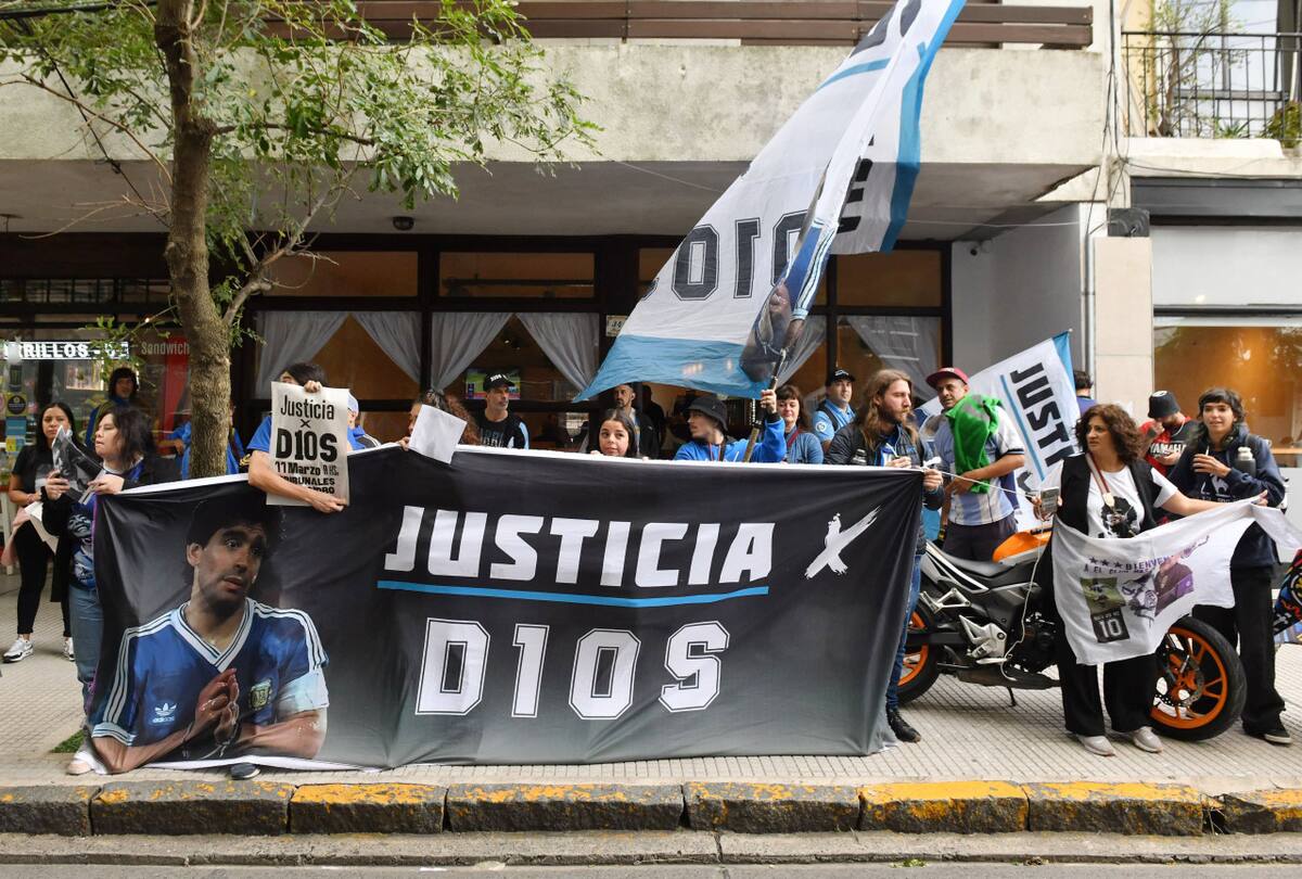 Tribunales de San Isidro donde se lleva a cabo el juicio por la muerte de Diego Maradona. FOTO: NA/ Juan Vargas.
